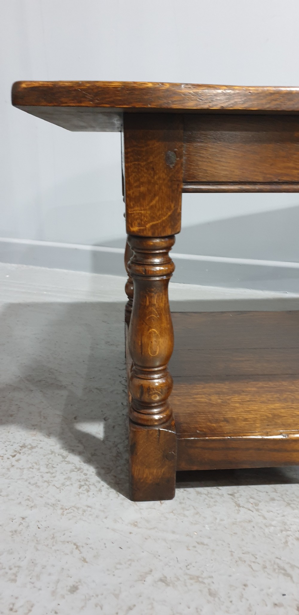 Solid Oak Coffee Table View III