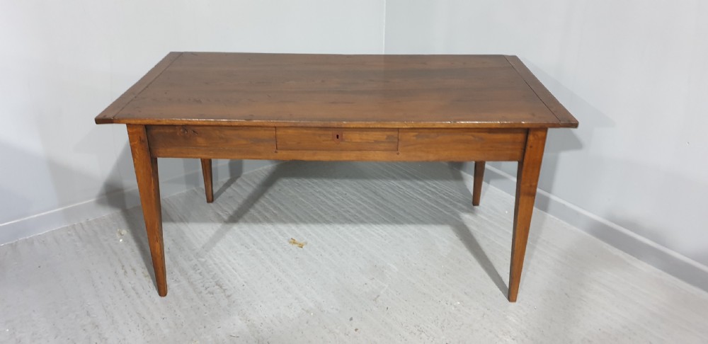 French Oak Plank Kitchen Farmhouse Table View II