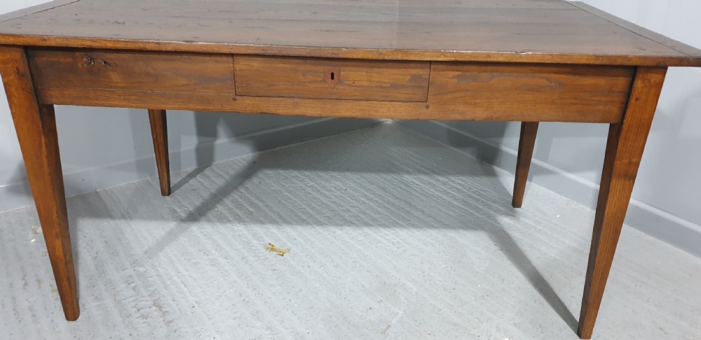French Oak Plank Kitchen Farmhouse Table View III