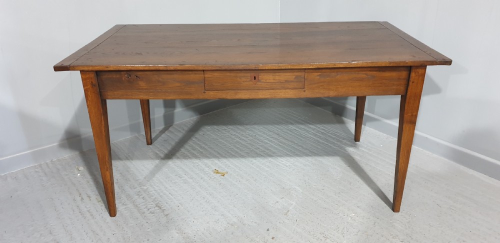 French Oak Plank Kitchen Farmhouse Table View VII
