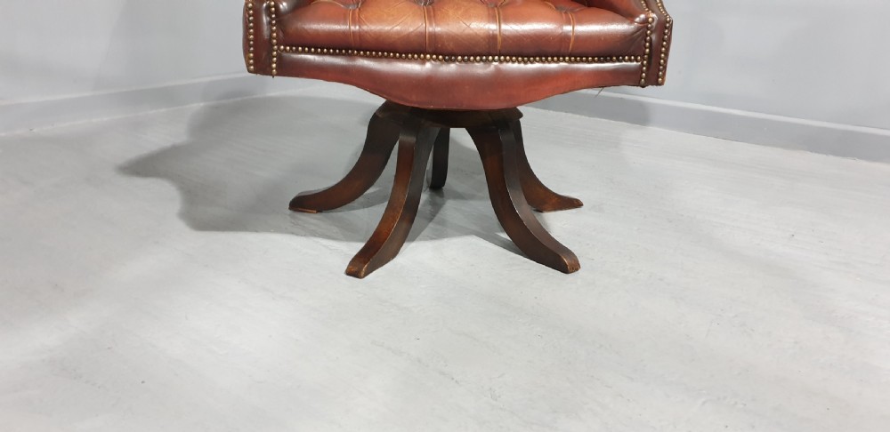 Outstanding Red Leather Office Desk Chair View V