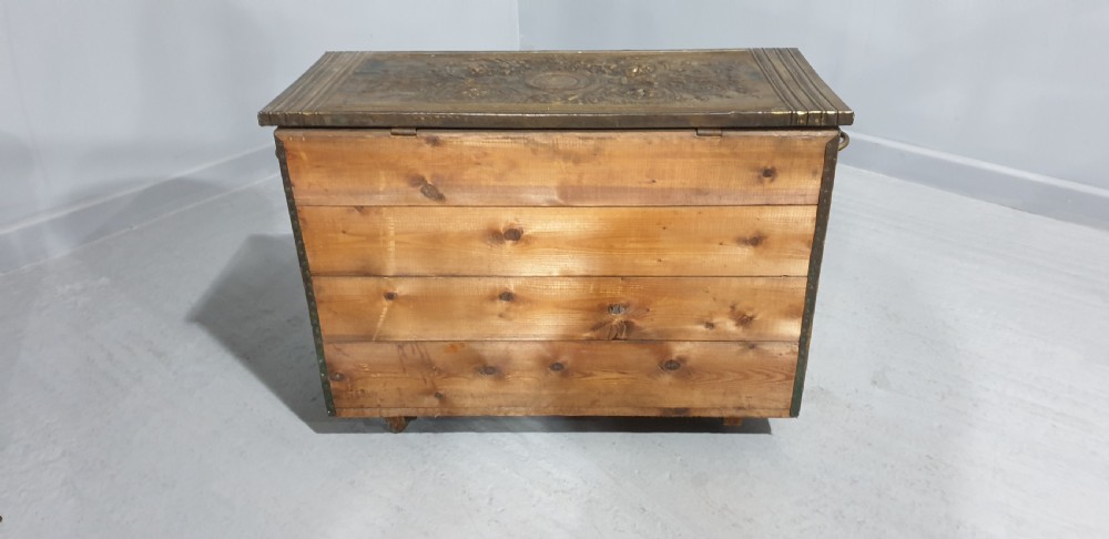 Large Brass Log Bin View IX