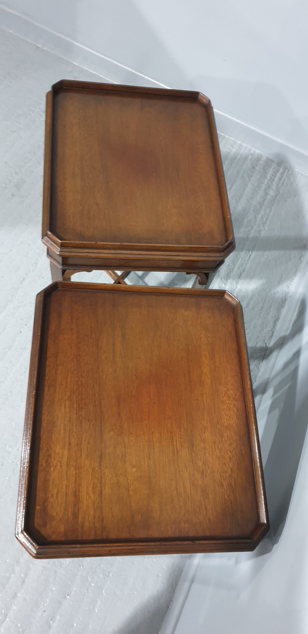 Pair Mahogany Lamp Tables View IV