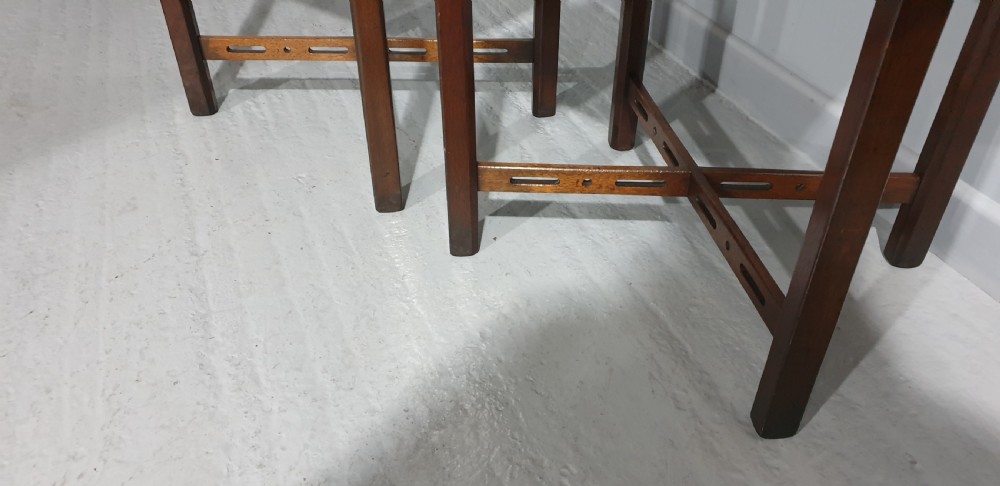 Pair Mahogany Lamp Tables View VI