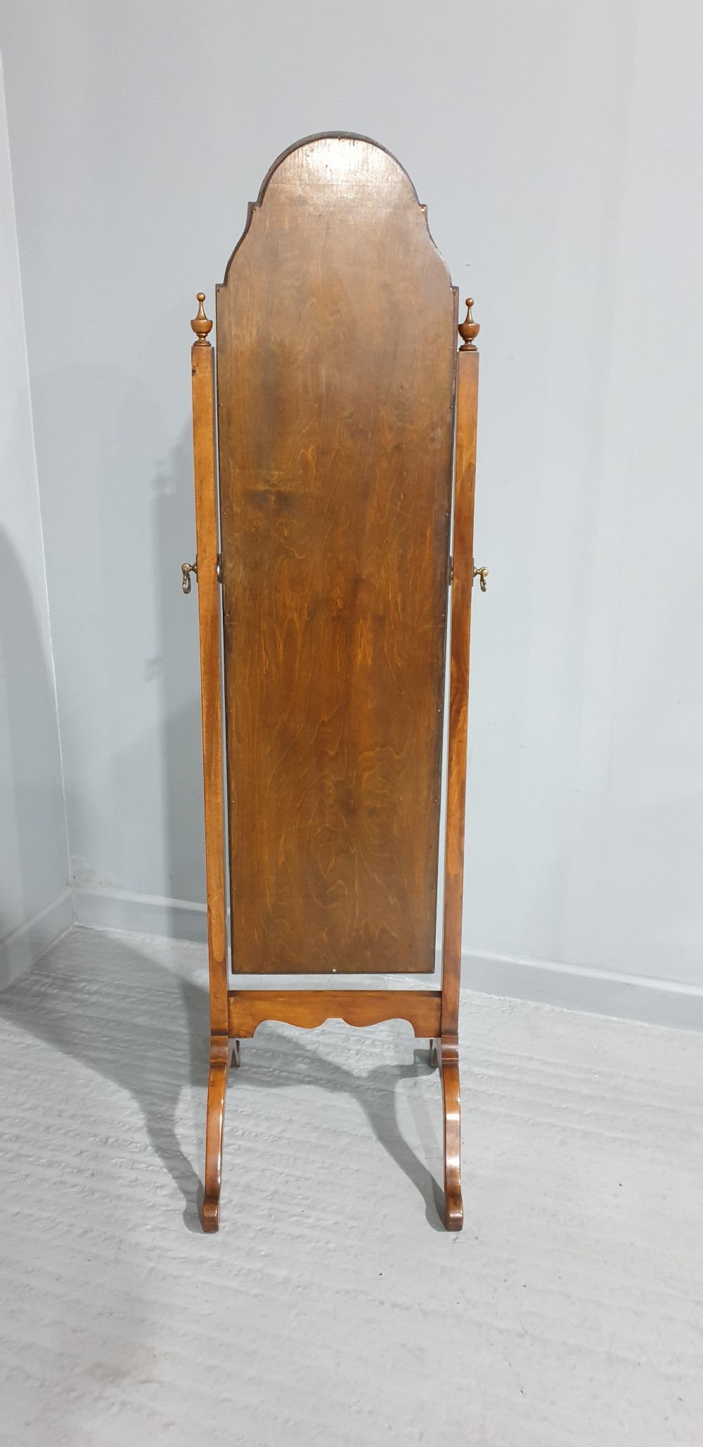 Fine Walnut Cheval Mirror View VIII