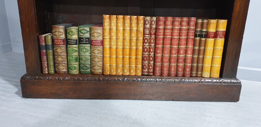 Large Outstanding Open Adjustable Green Man Bookcase View IV