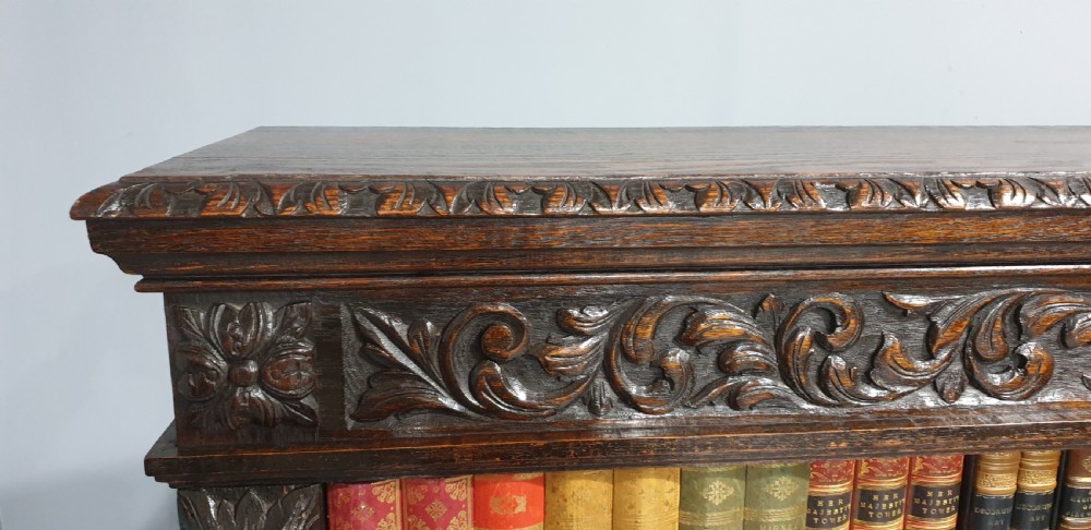 Large Outstanding Open Adjustable Green Man Bookcase View VIII