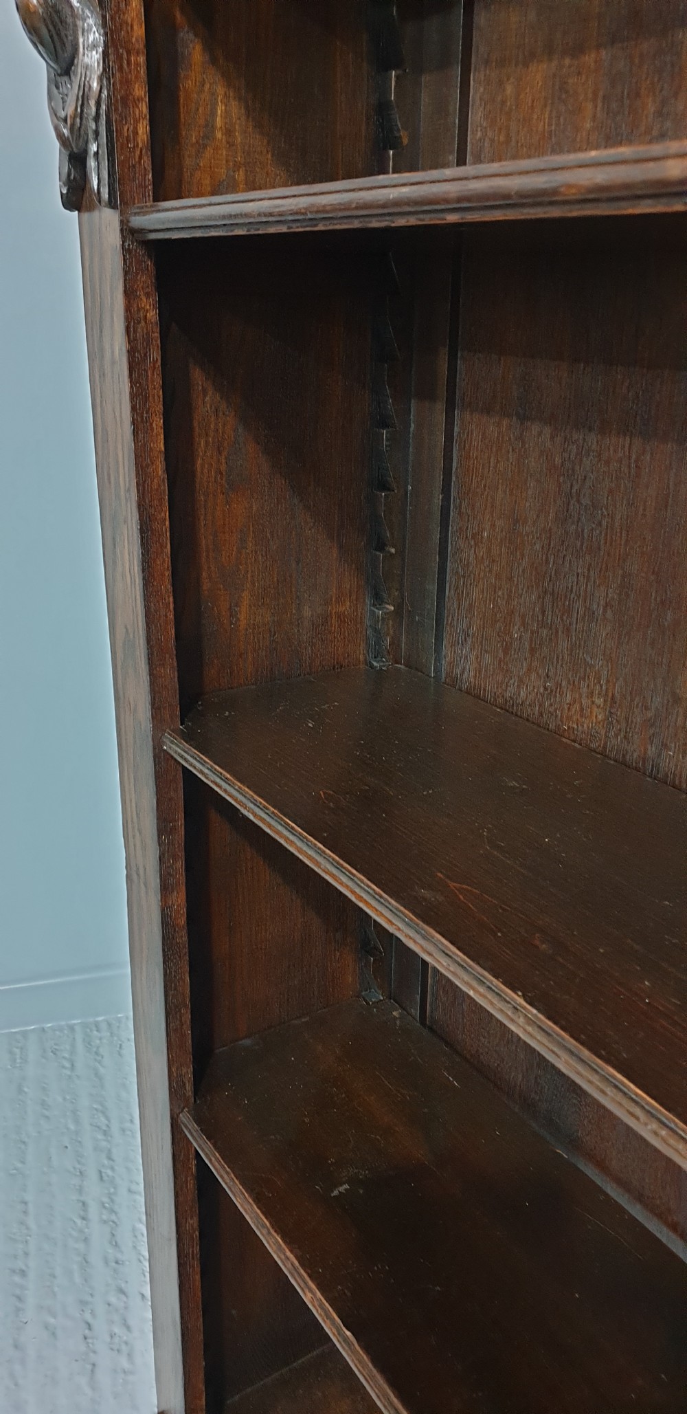 Large Outstanding Open Adjustable Green Man Bookcase View X