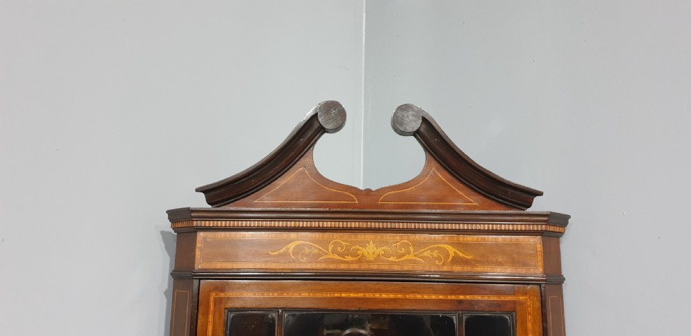 Inlaid Mahogany Corner Cabinet View VI