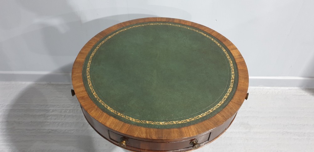 Super Mahogany Drum Table View II