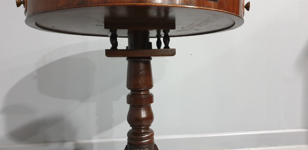 Super Mahogany Drum Table View IV