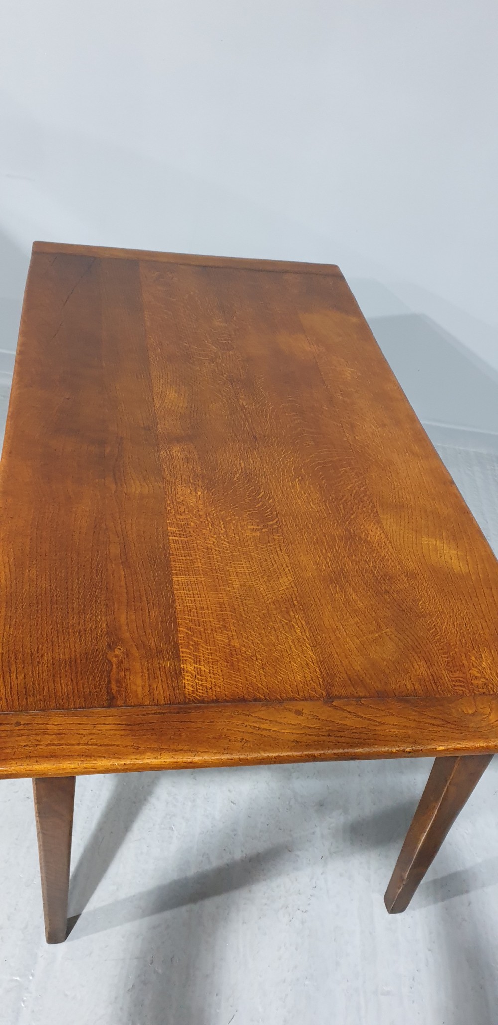 French Oak Plank Kitchen Dining Table View VII