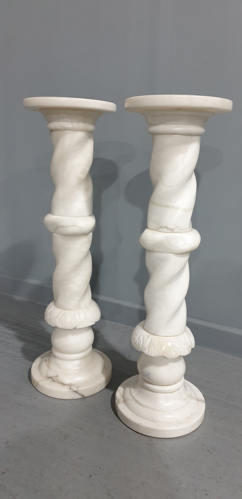 Super Pair White Marble Columns View II