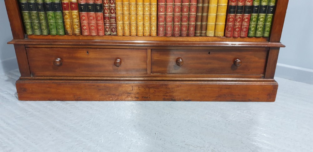 Outstanding Victorian Open Library Bookcase View III