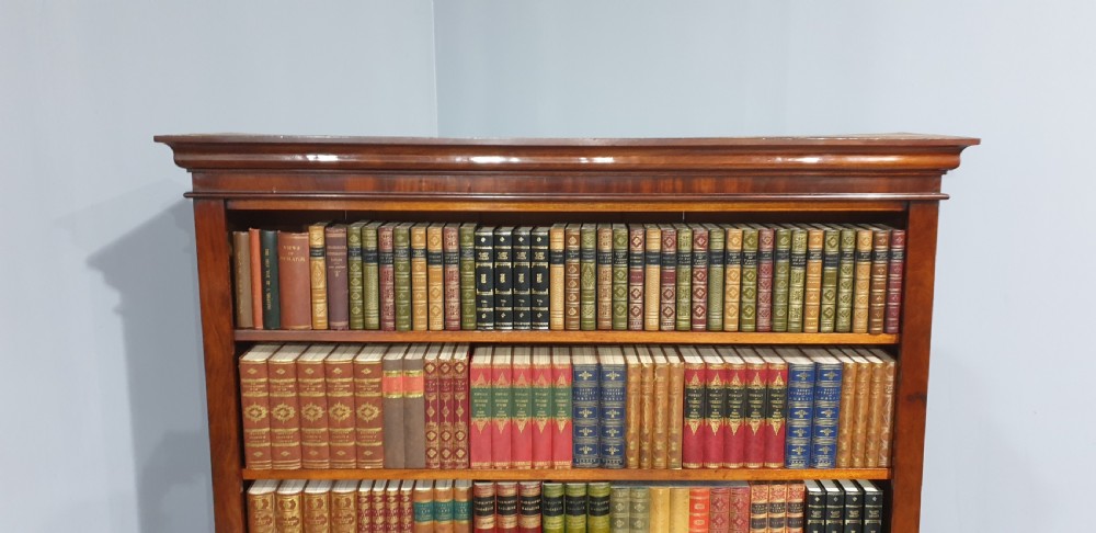 Outstanding Victorian Open Library Bookcase View IV