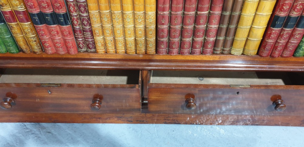 Outstanding Victorian Open Library Bookcase View VII
