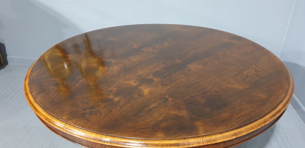 Excellent Quality Rosewood Centre Dining Table View IX