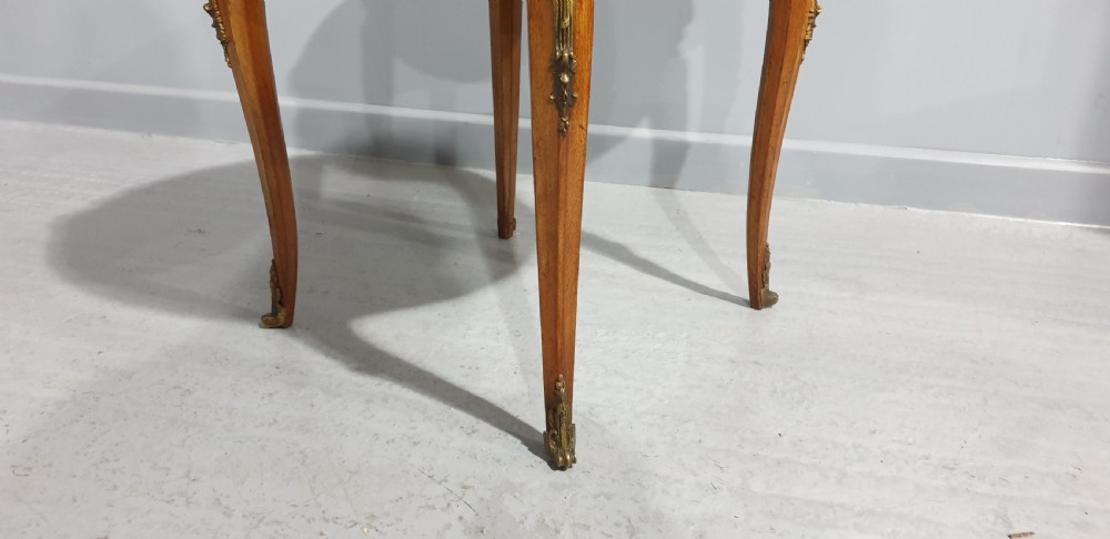 French Marquetry Coffee Table View V