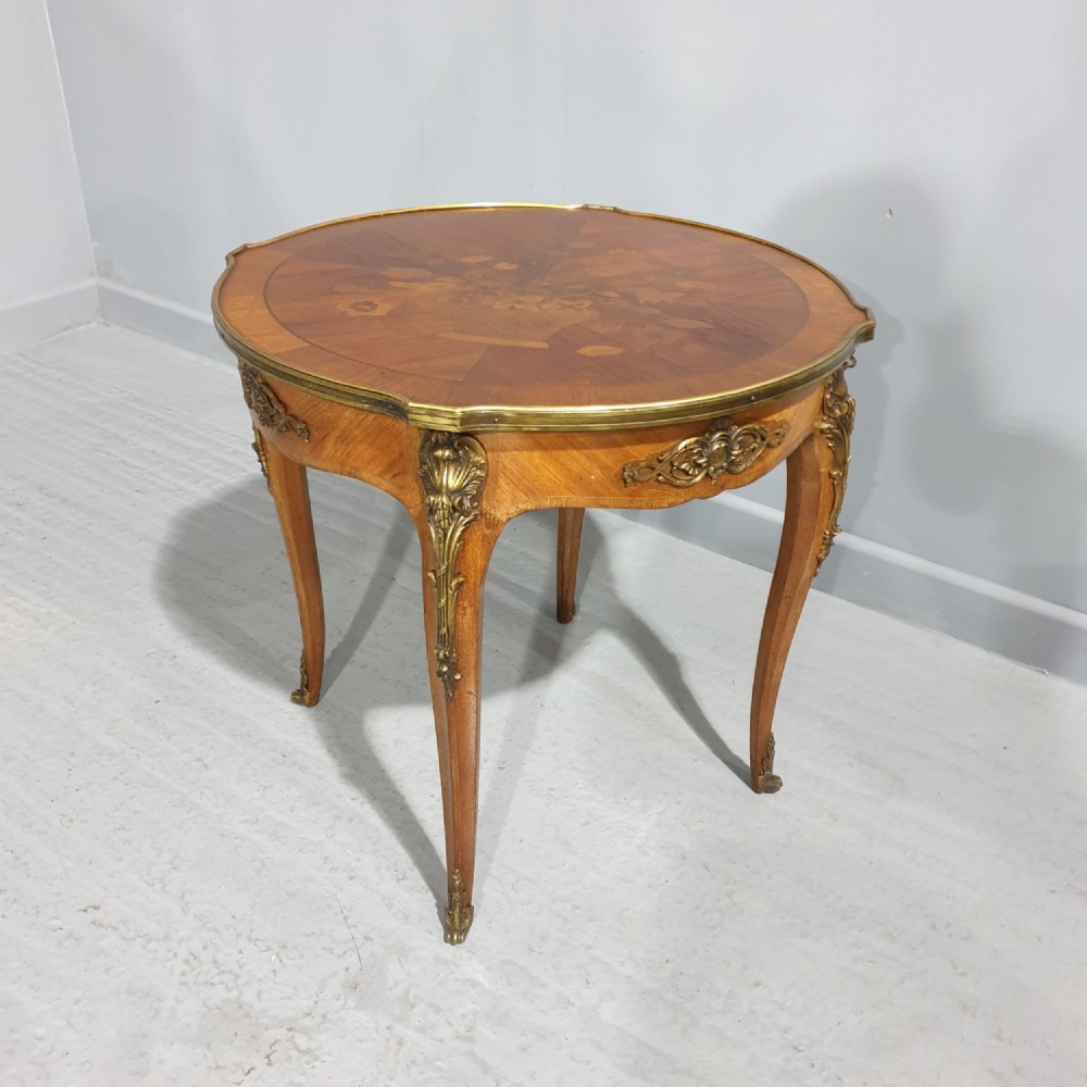 French Marquetry Coffee Table