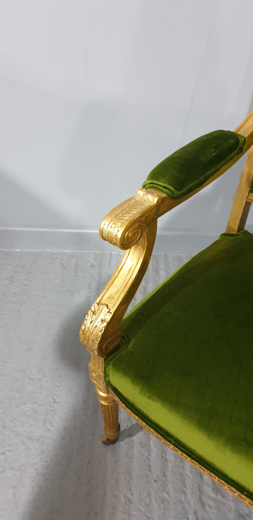 Superb French Gilt Two Seat Sofa View IV