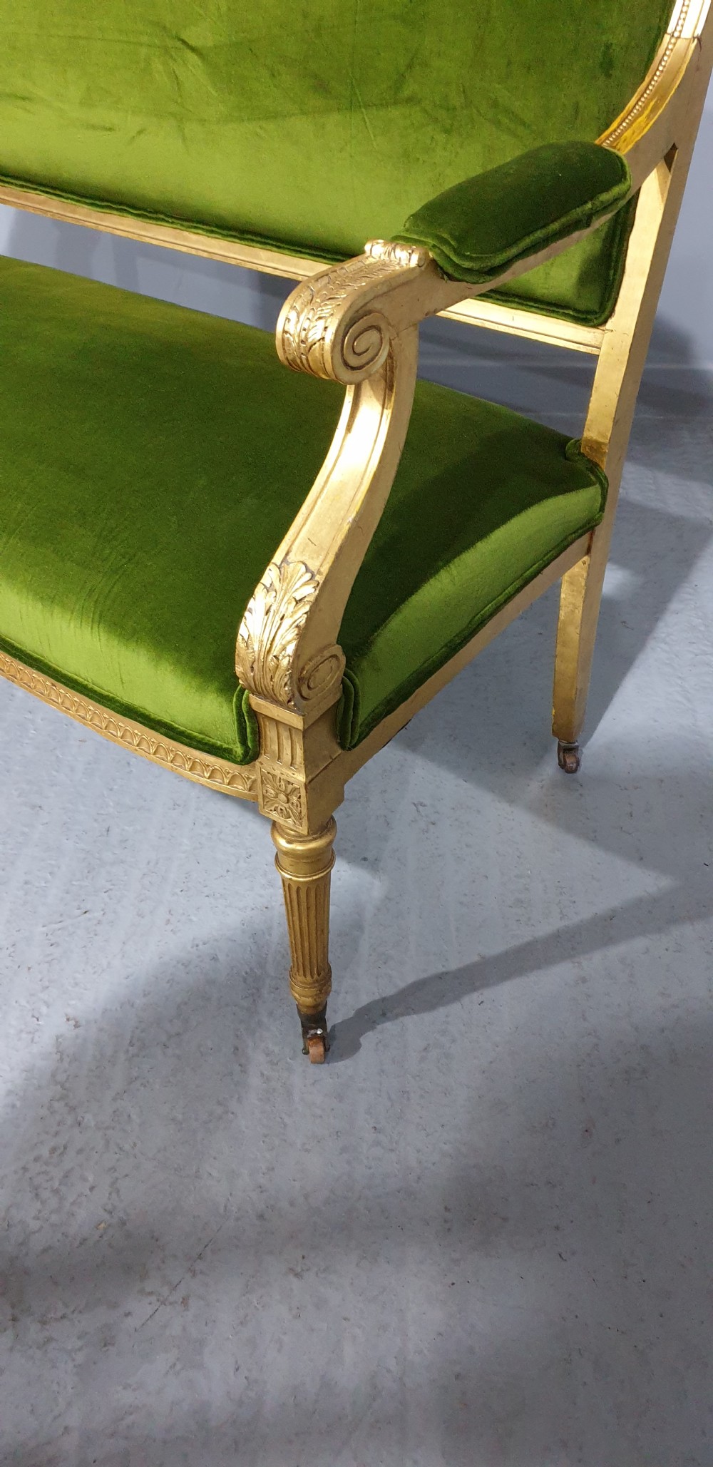 Superb French Gilt Two Seat Sofa View VI