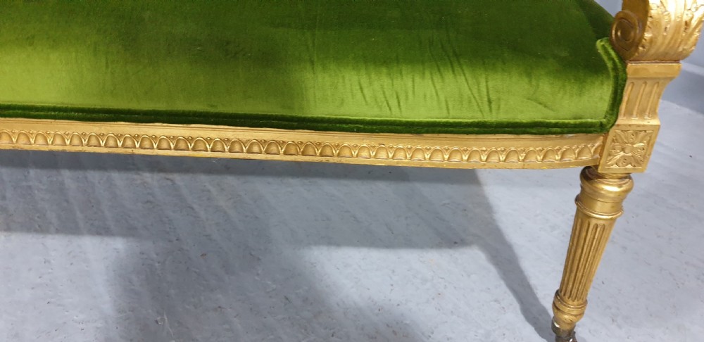 Superb French Gilt Two Seat Sofa View VII
