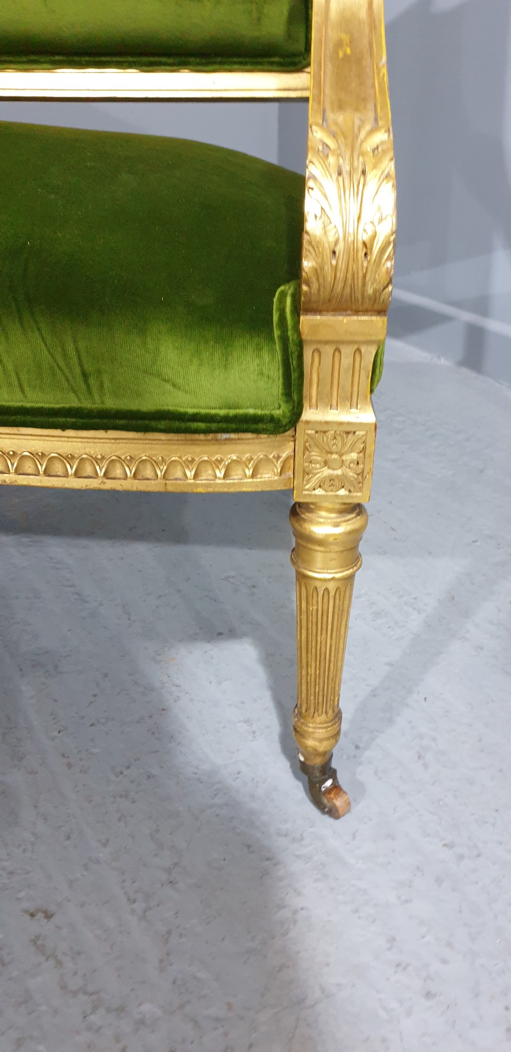 Superb French Gilt Two Seat Sofa View VIII