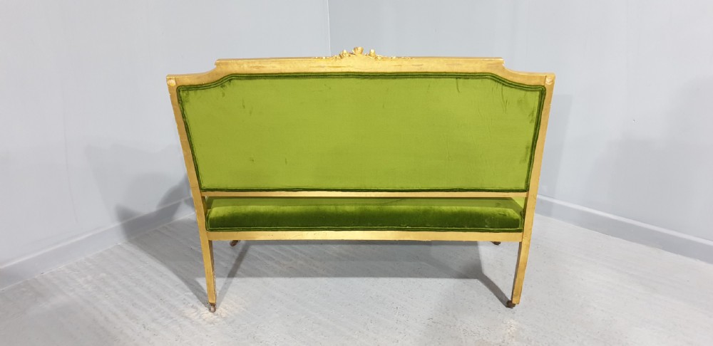 Superb French Gilt Two Seat Sofa View XIII