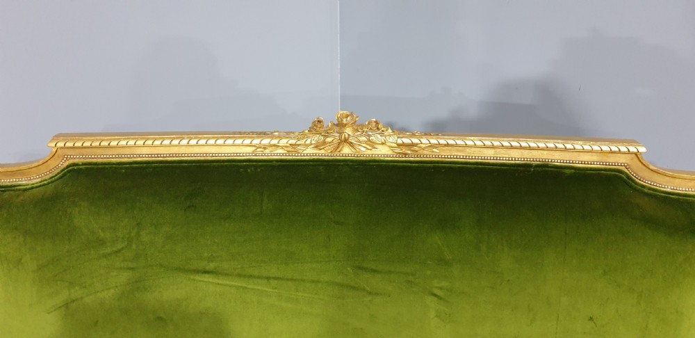 Superb French Gilt Two Seat Sofa View XVII