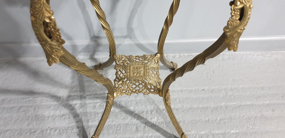 Super Brass Plant Stand View III
