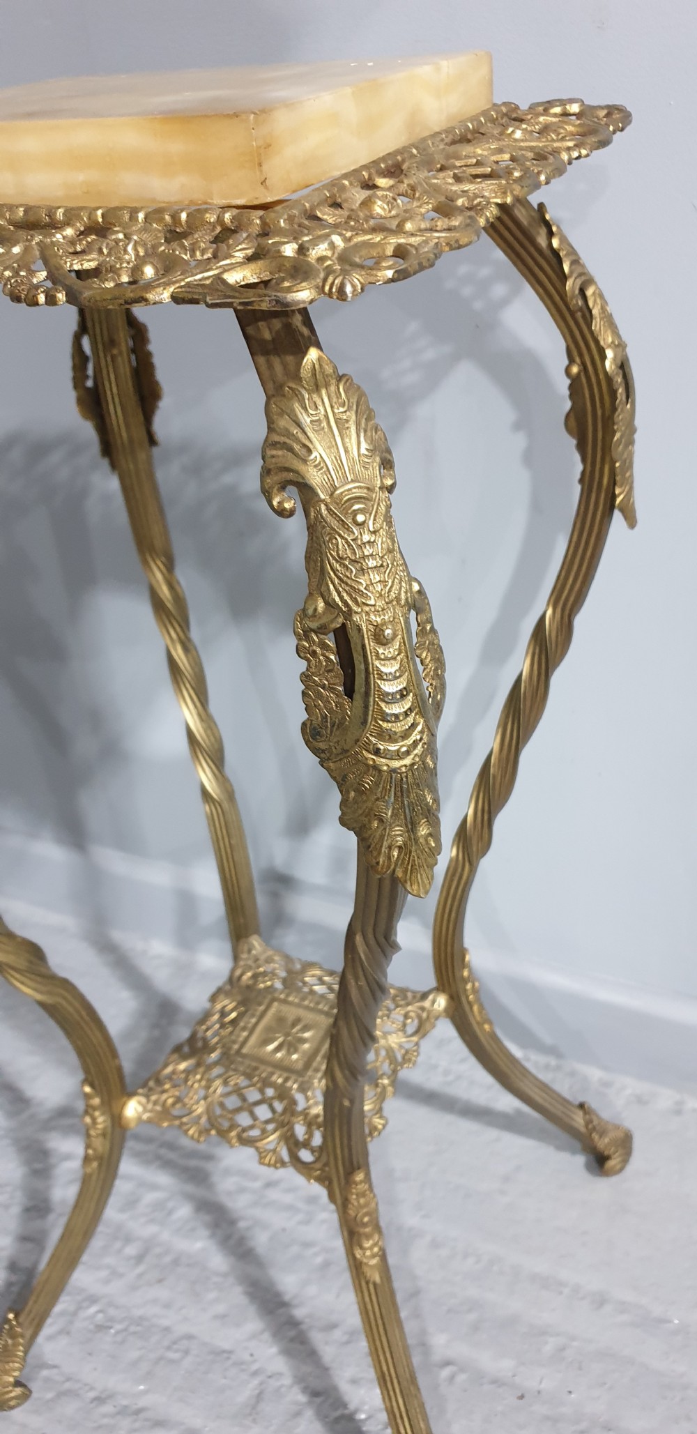 Super Brass Plant Stand View IV