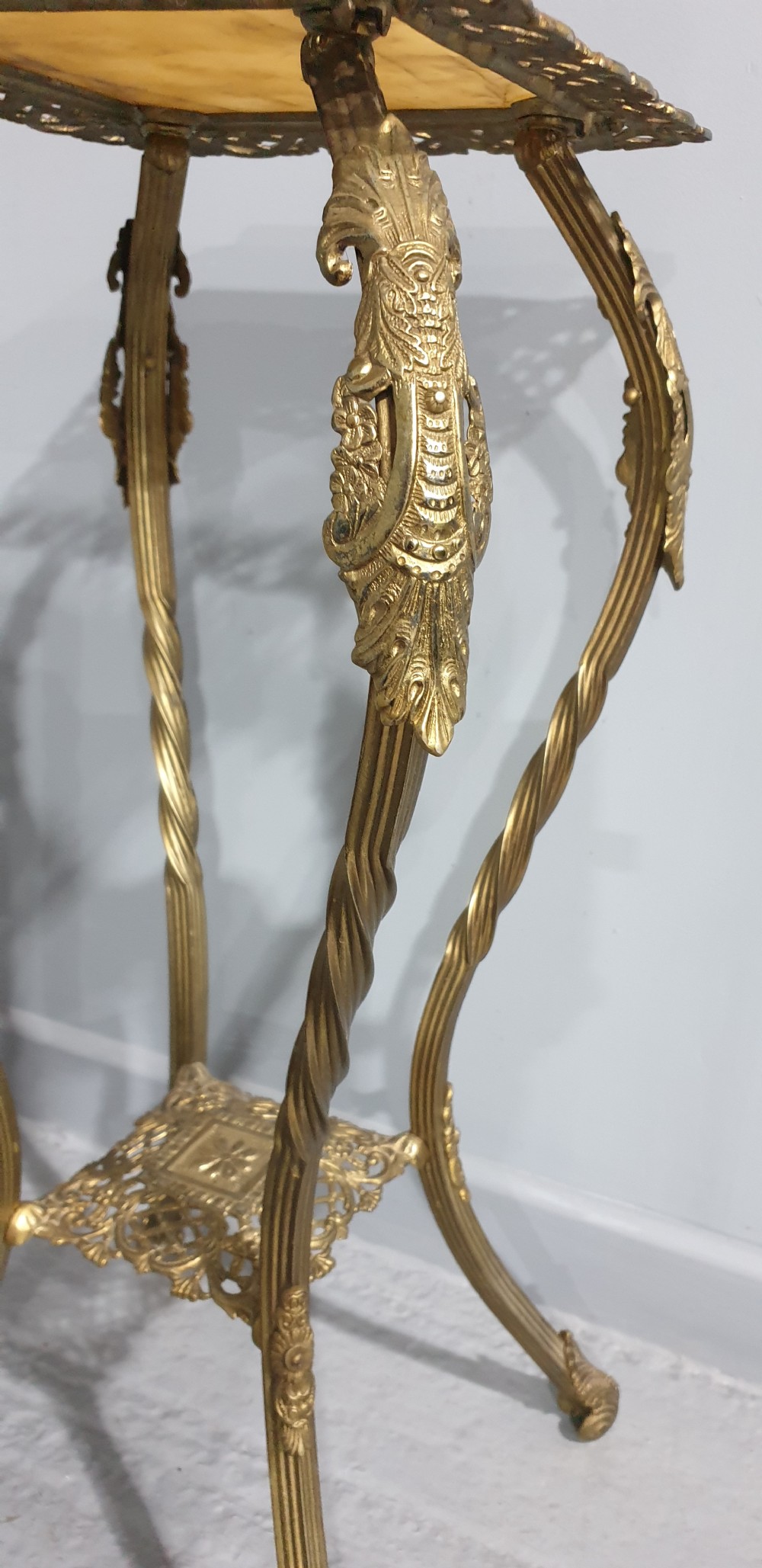 Super Brass Plant Stand View V