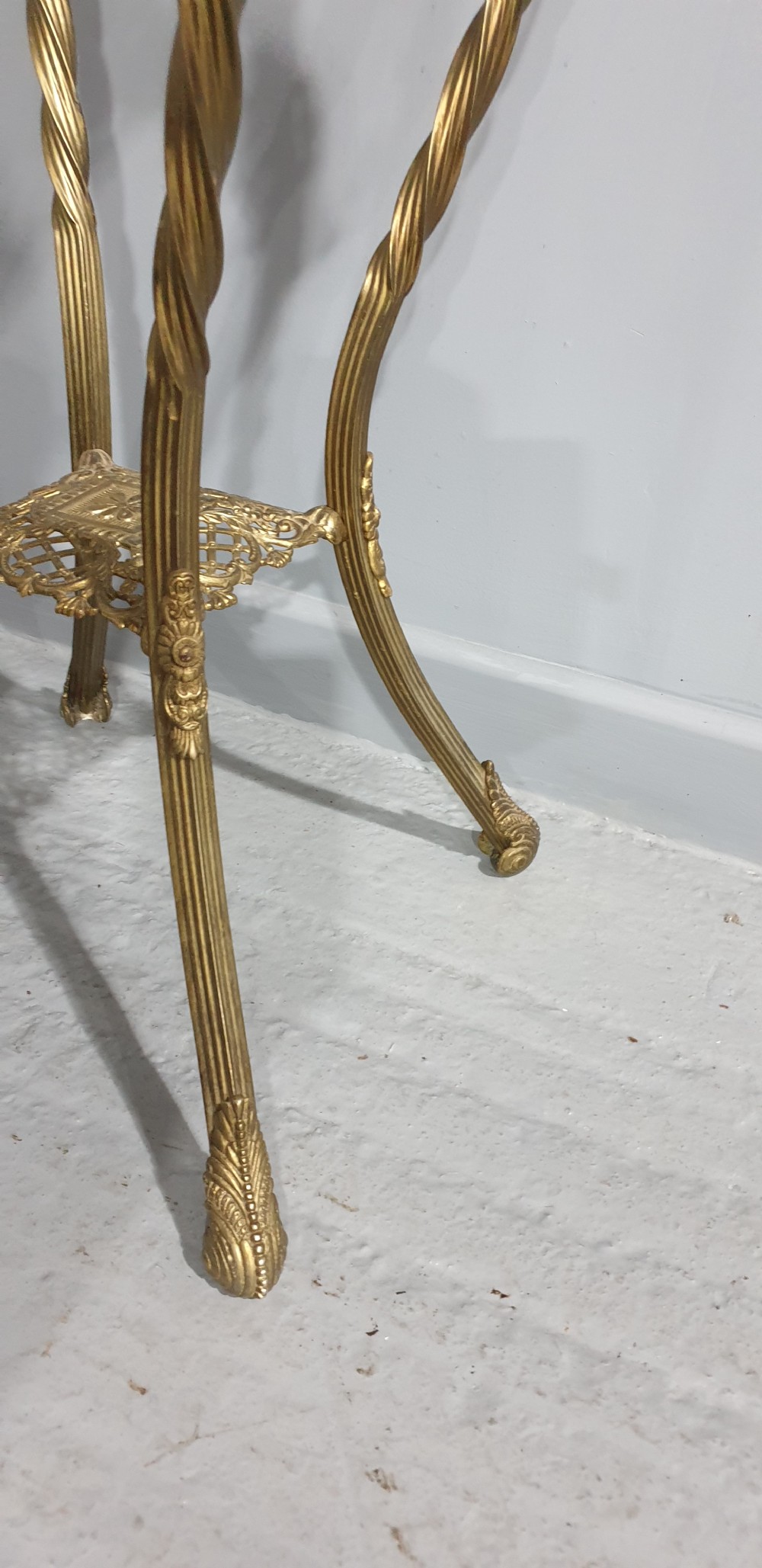 Super Brass Plant Stand View VI