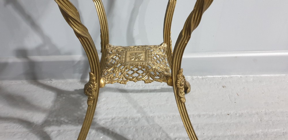 Super Brass Plant Stand View VIII
