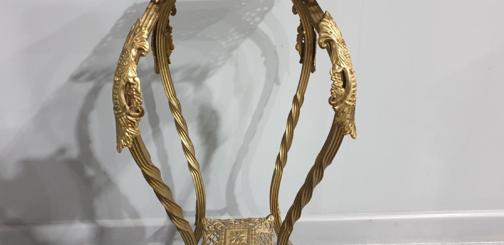 Super Brass Plant Stand View IX