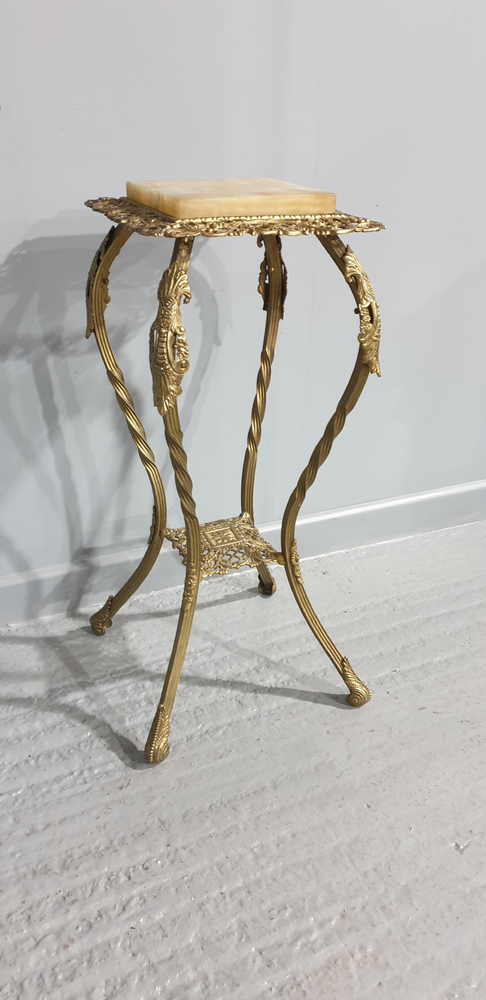 Super Brass Plant Stand View XI
