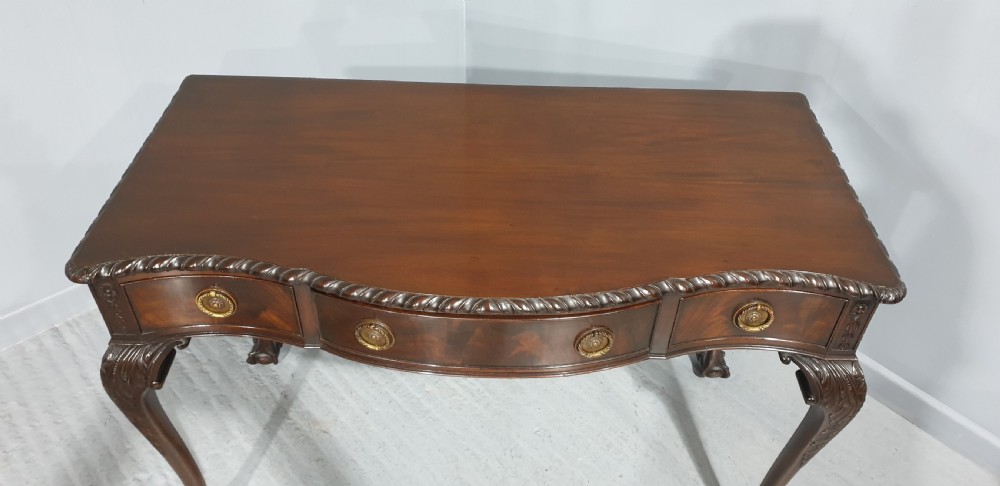 Mahogany Serpentine Side Table View VI