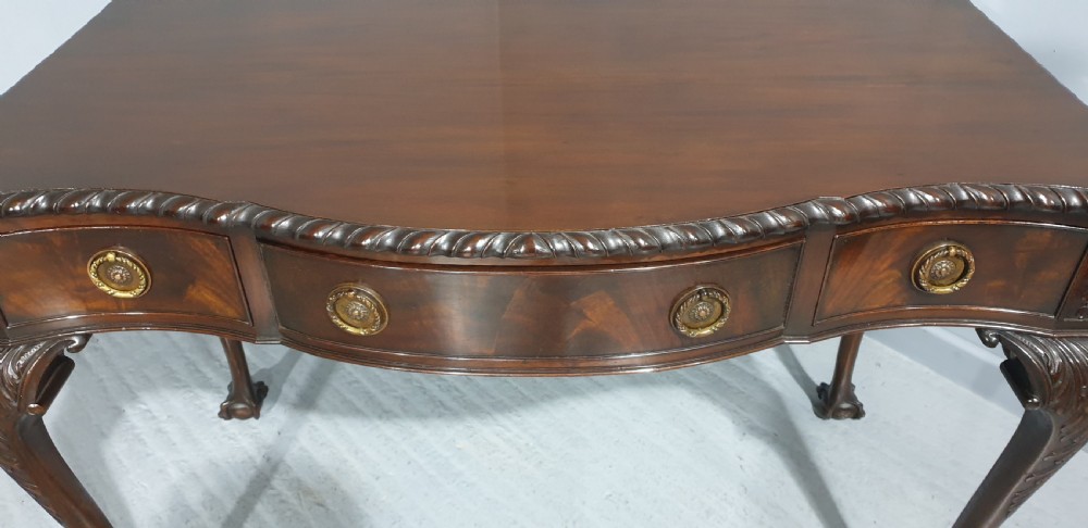 Mahogany Serpentine Side Table View VII