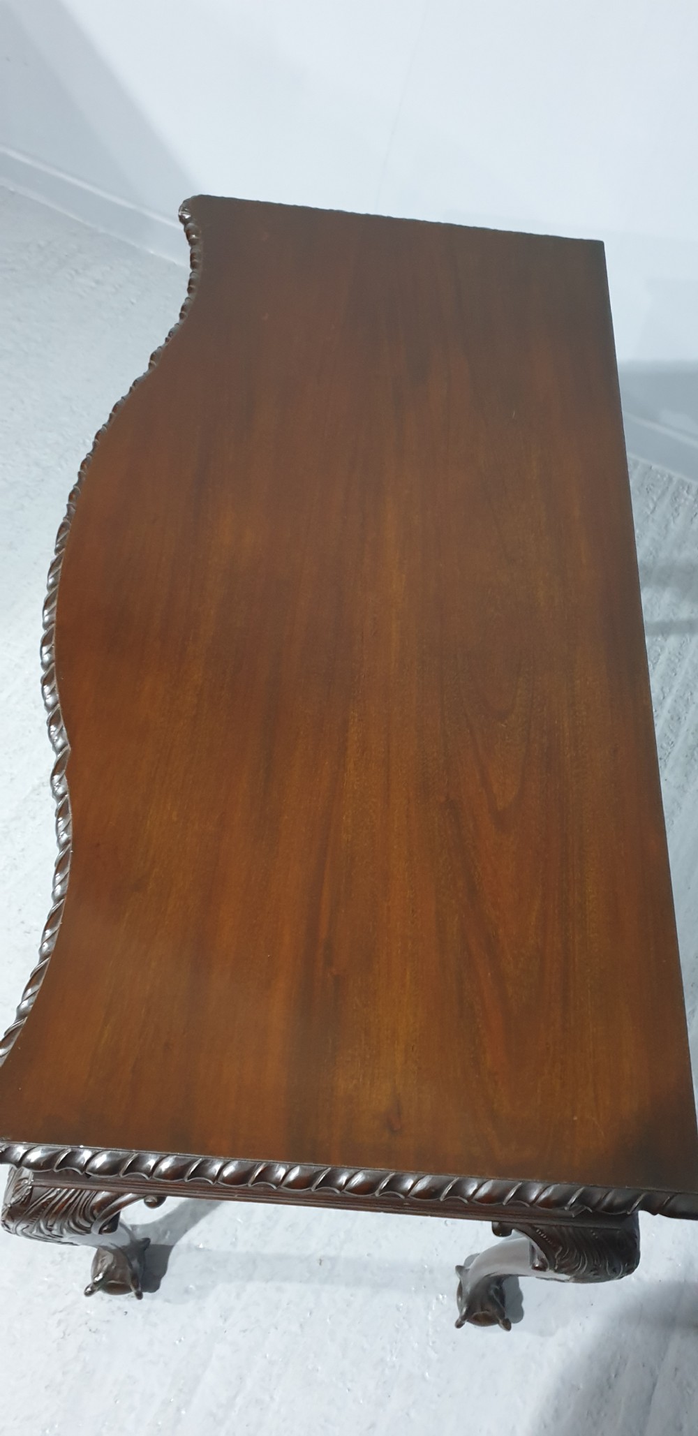 Mahogany Serpentine Side Table View VIII