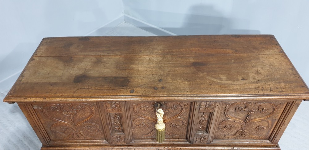 Wonderful Italian Walnut Cassone Coffer View II