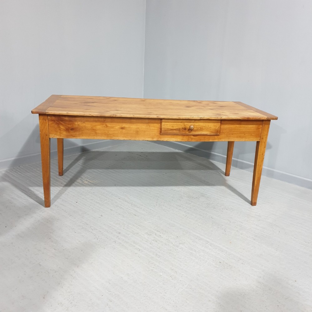 Large French Cherry Farmhouse Kitchen Table