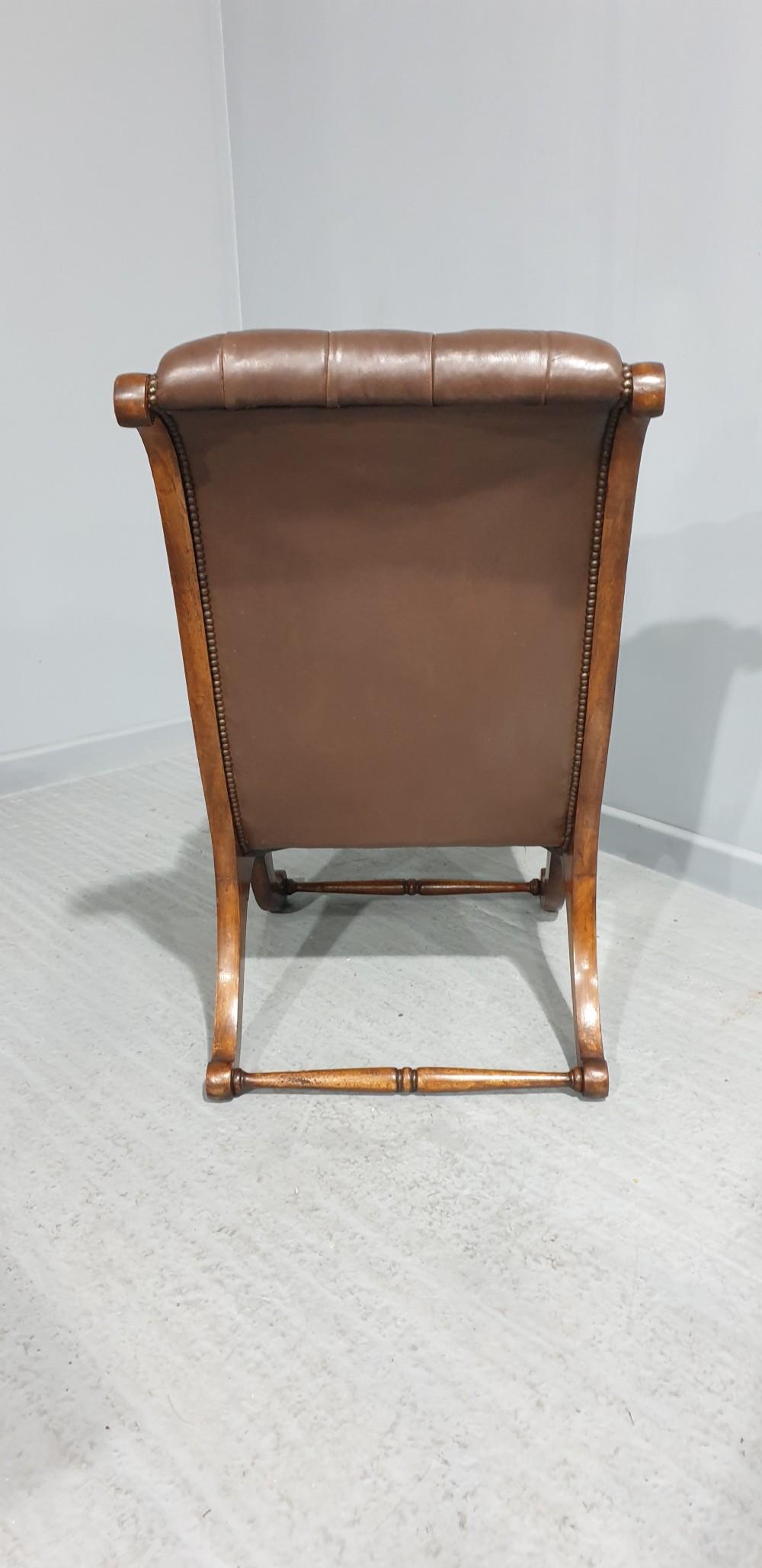Superior Mahogany Slipper Chair View IV