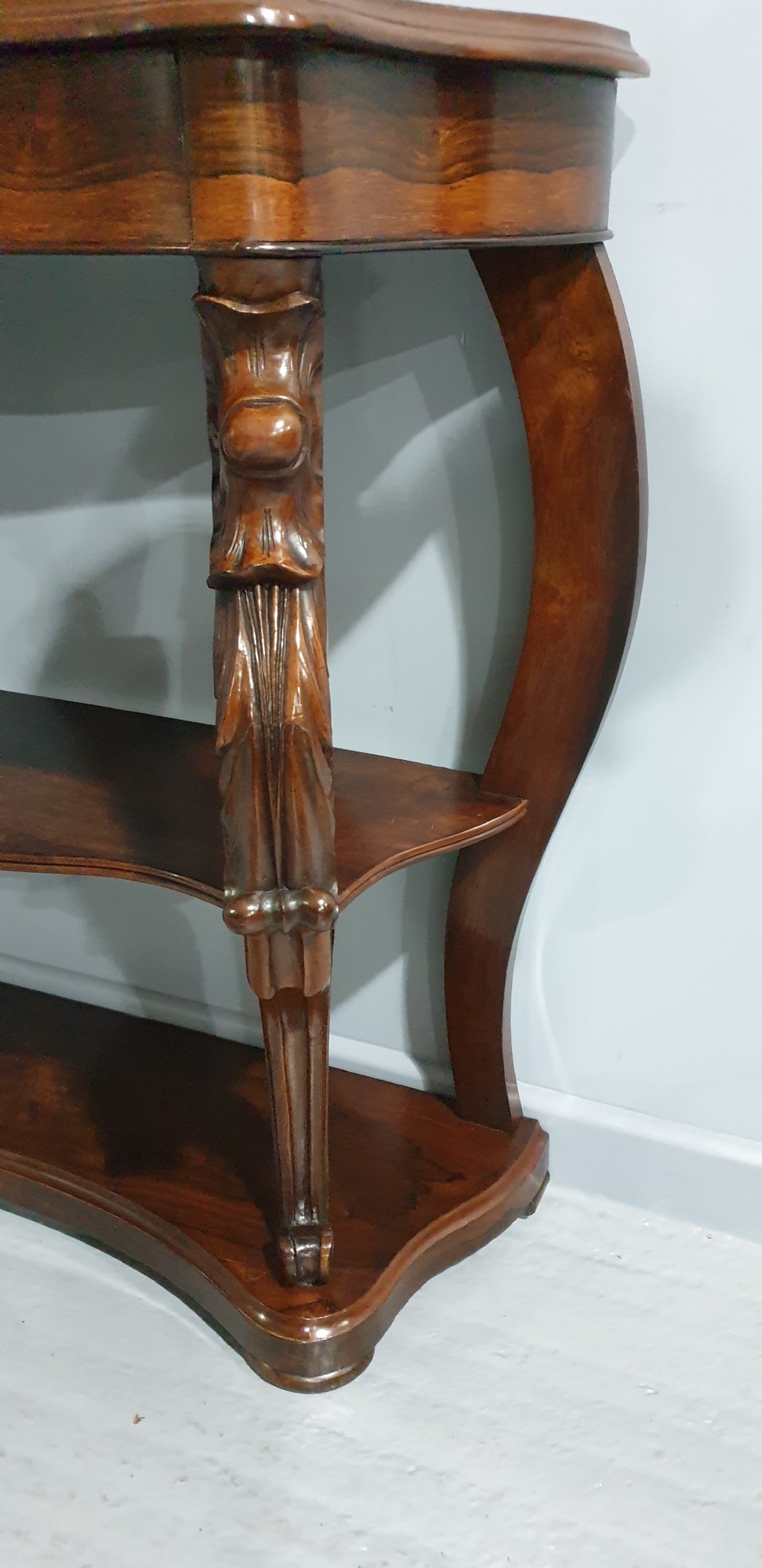 Superior English Rosewood Console Table View VI