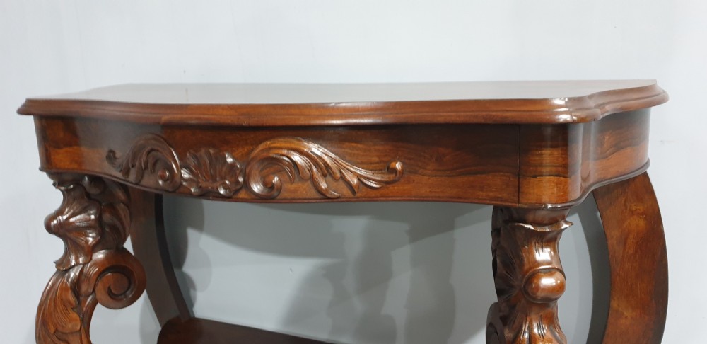 Superior English Rosewood Console Table View VII