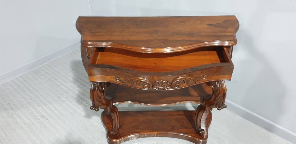 Superior English Rosewood Console Table View XIII