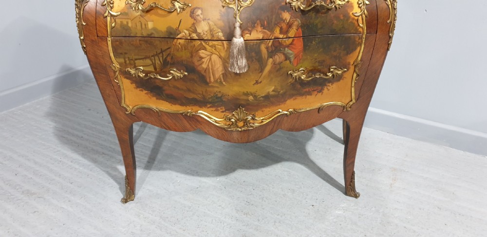 Rare Signed Vernis Martin French  Commode Chest of Drawers View III