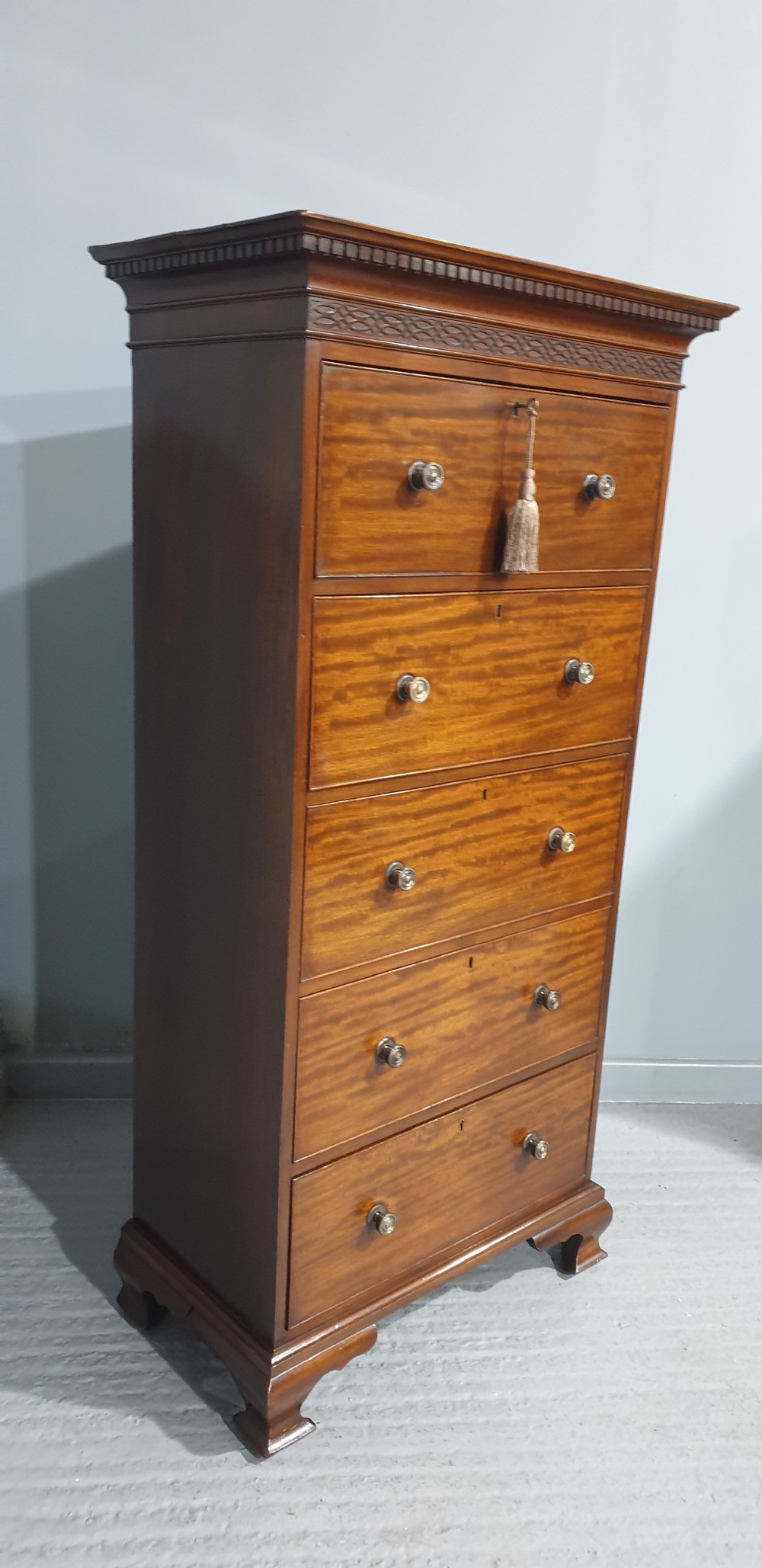 Tall Mahogany Chest of Drawers View III