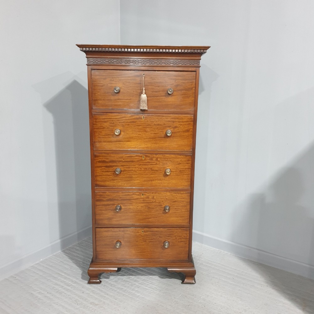 Tall Mahogany Chest of Drawers