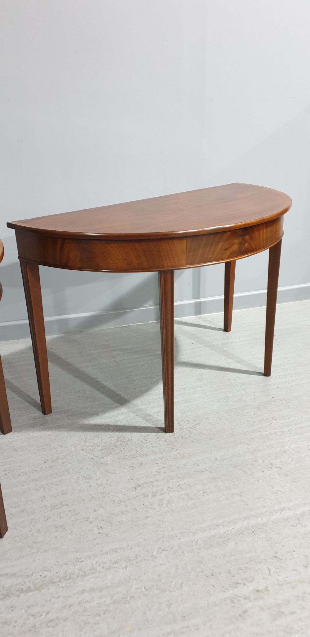 Super pair Regency Mahogany Console Tables View VII
