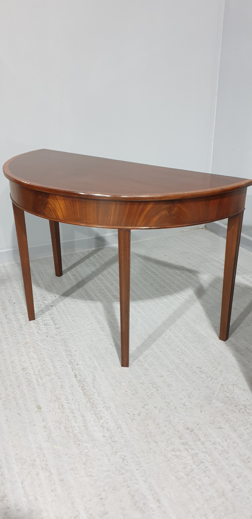 Super pair Regency Mahogany Console Tables View VIII